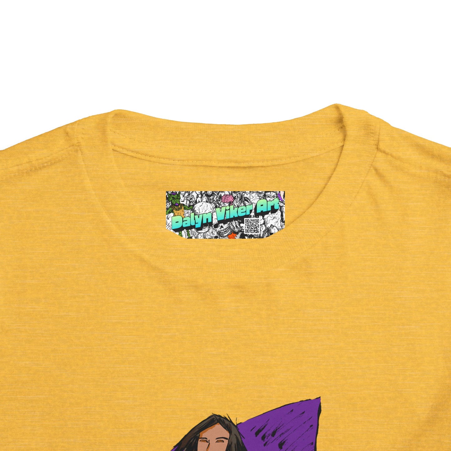 Toddler Tee — Rock Star Guitarist Graphic Kids Shirt
