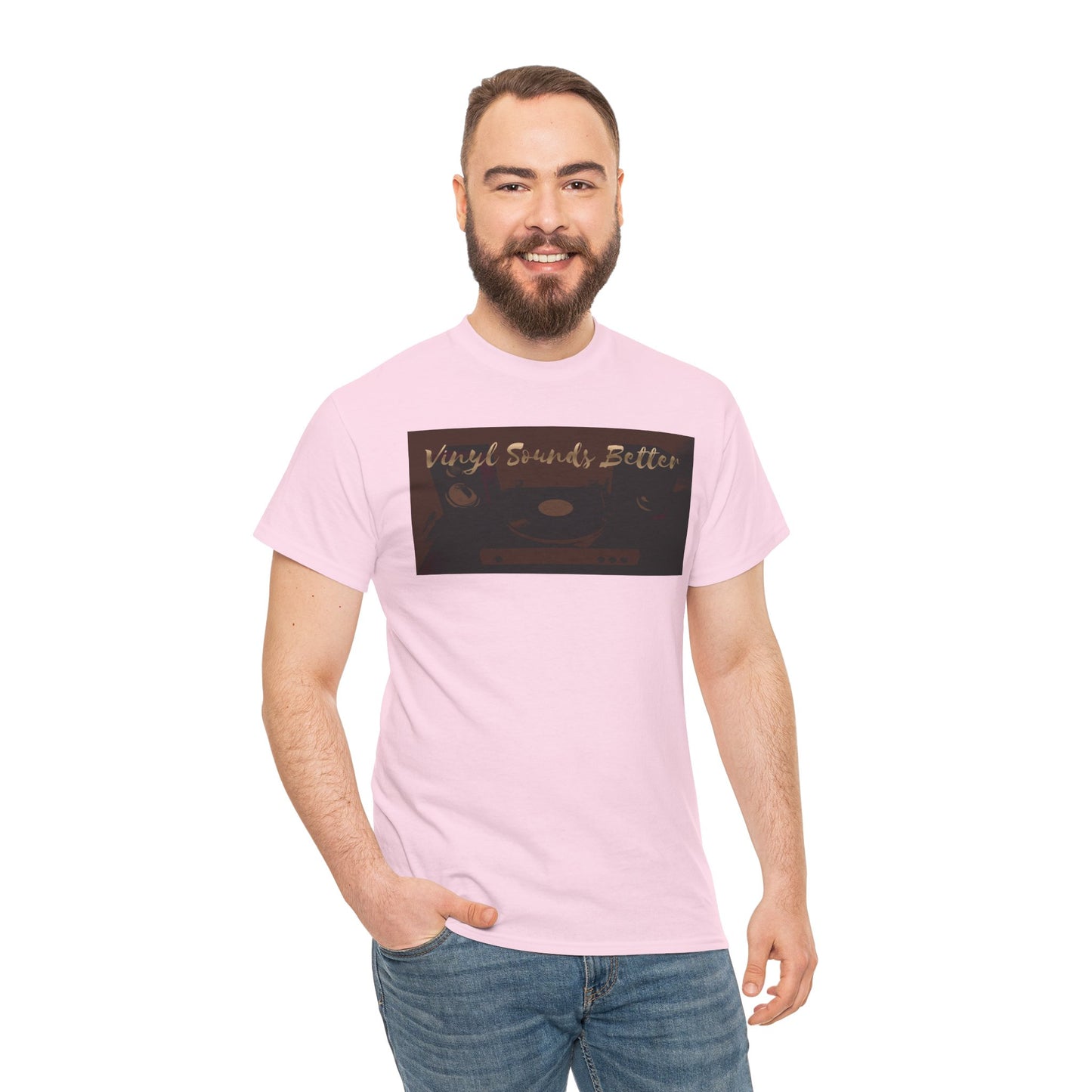 Vinyl Sounds Better T-Shirt — Retro Record Player Tee for Music Lovers