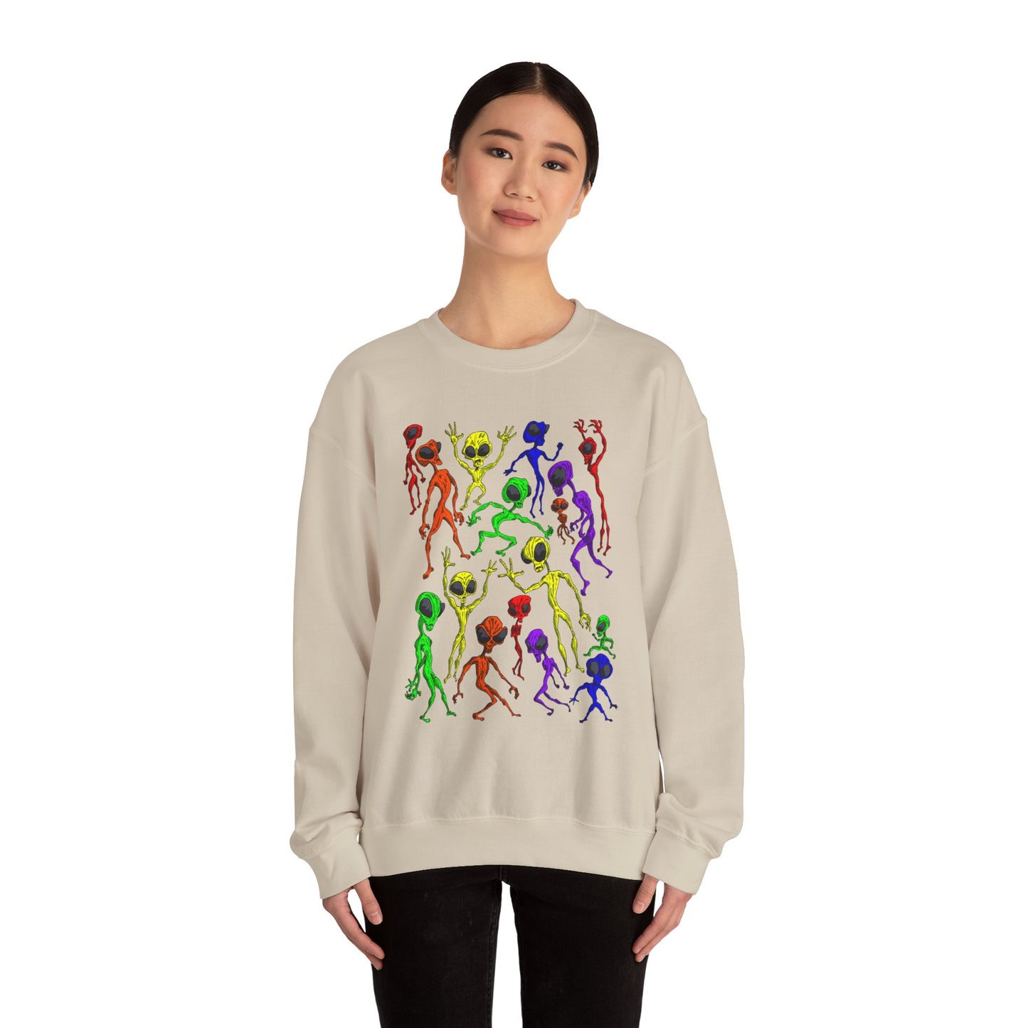 Alien Dance Party Crewneck Sweatshirt