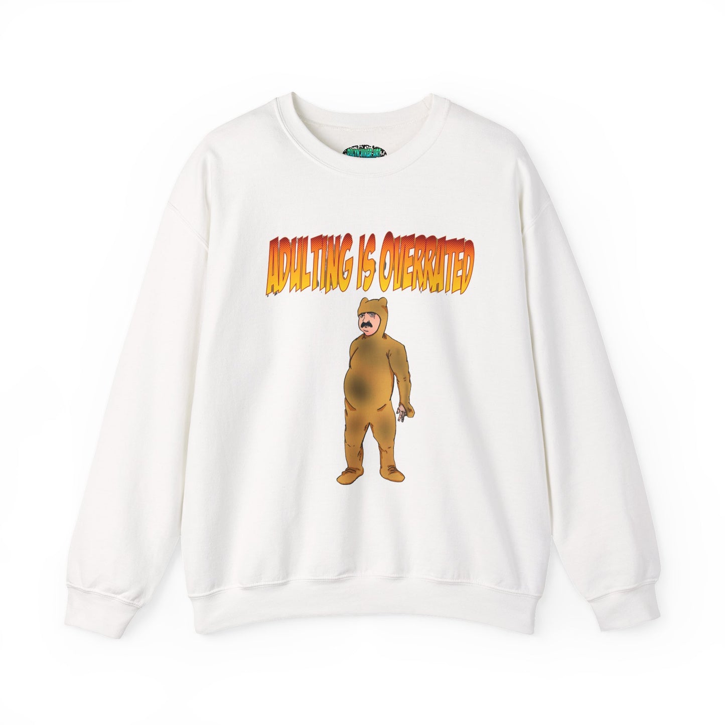 Cozy Humor Sweatshirt - 'Adulting is Overrated'