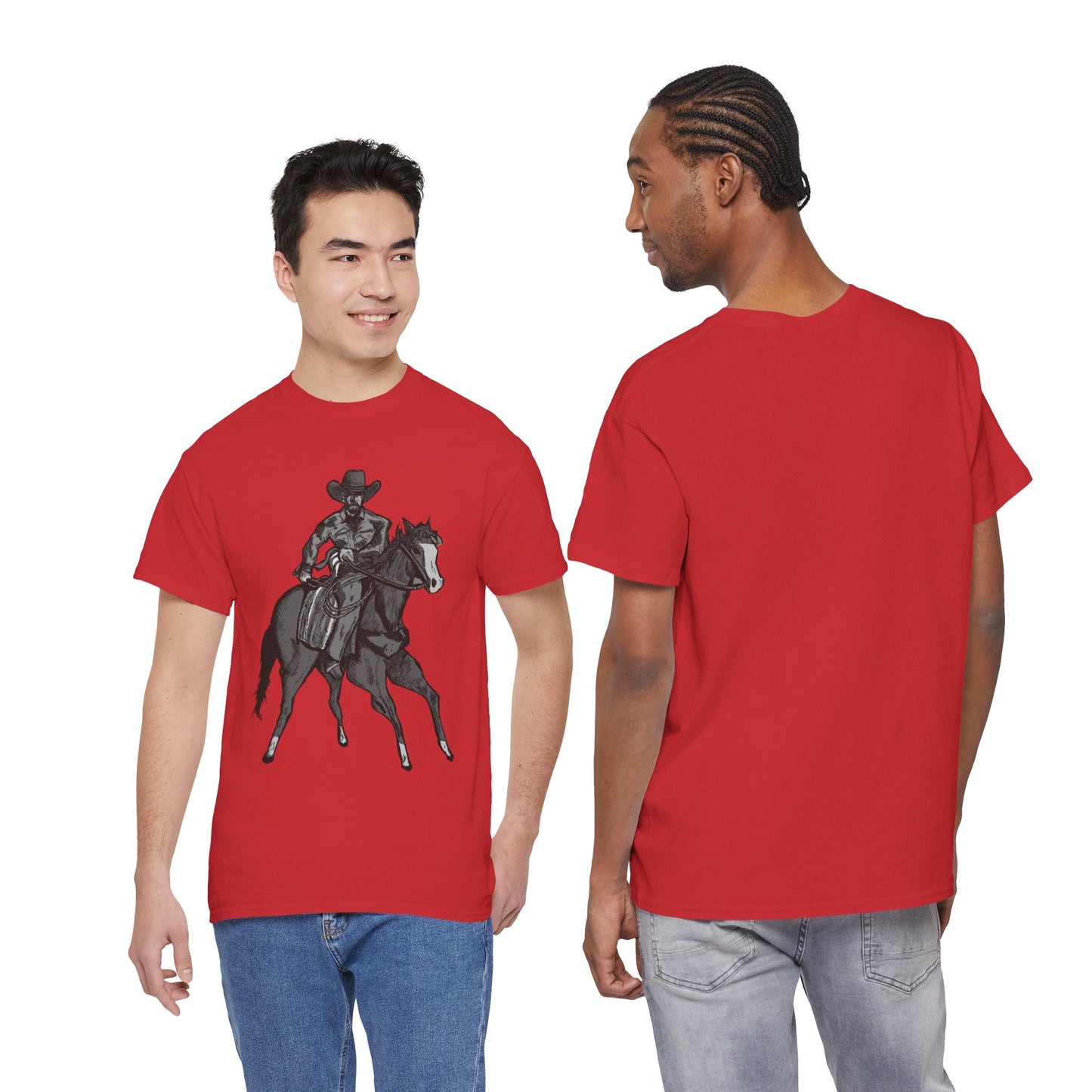 Cowboy on Horseback T‑Shirt — Vintage Western Rodeo Tee