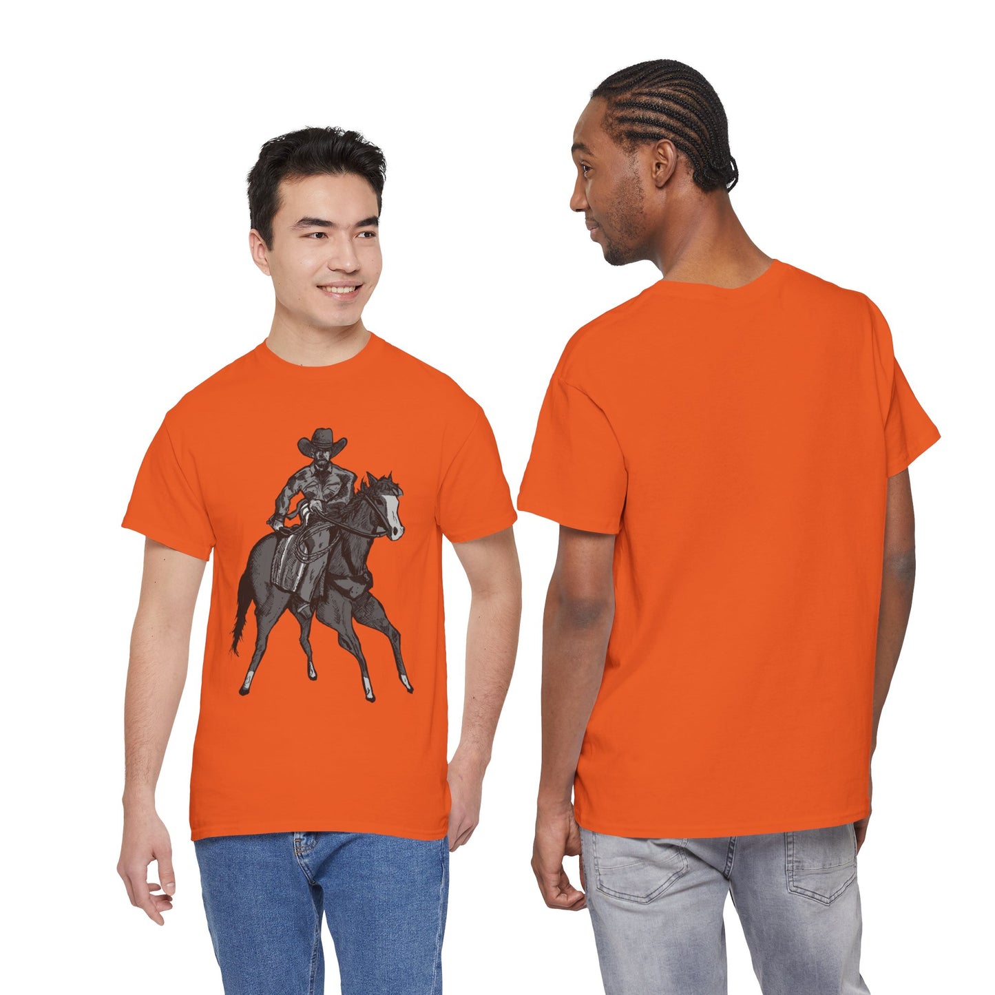 Cowboy on Horseback T‑Shirt — Vintage Western Rodeo Tee