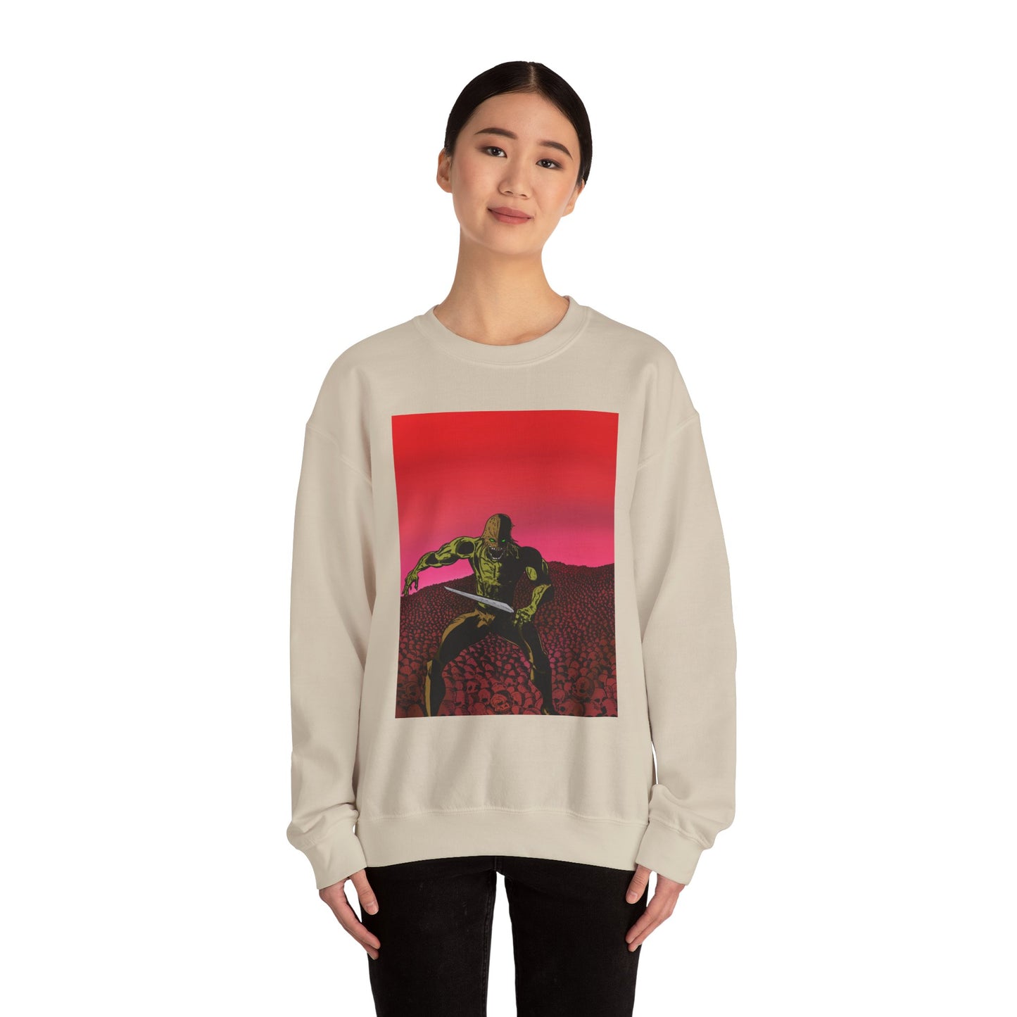 Retro Skull Master Graphic Unisex Crewneck Sweatshirt