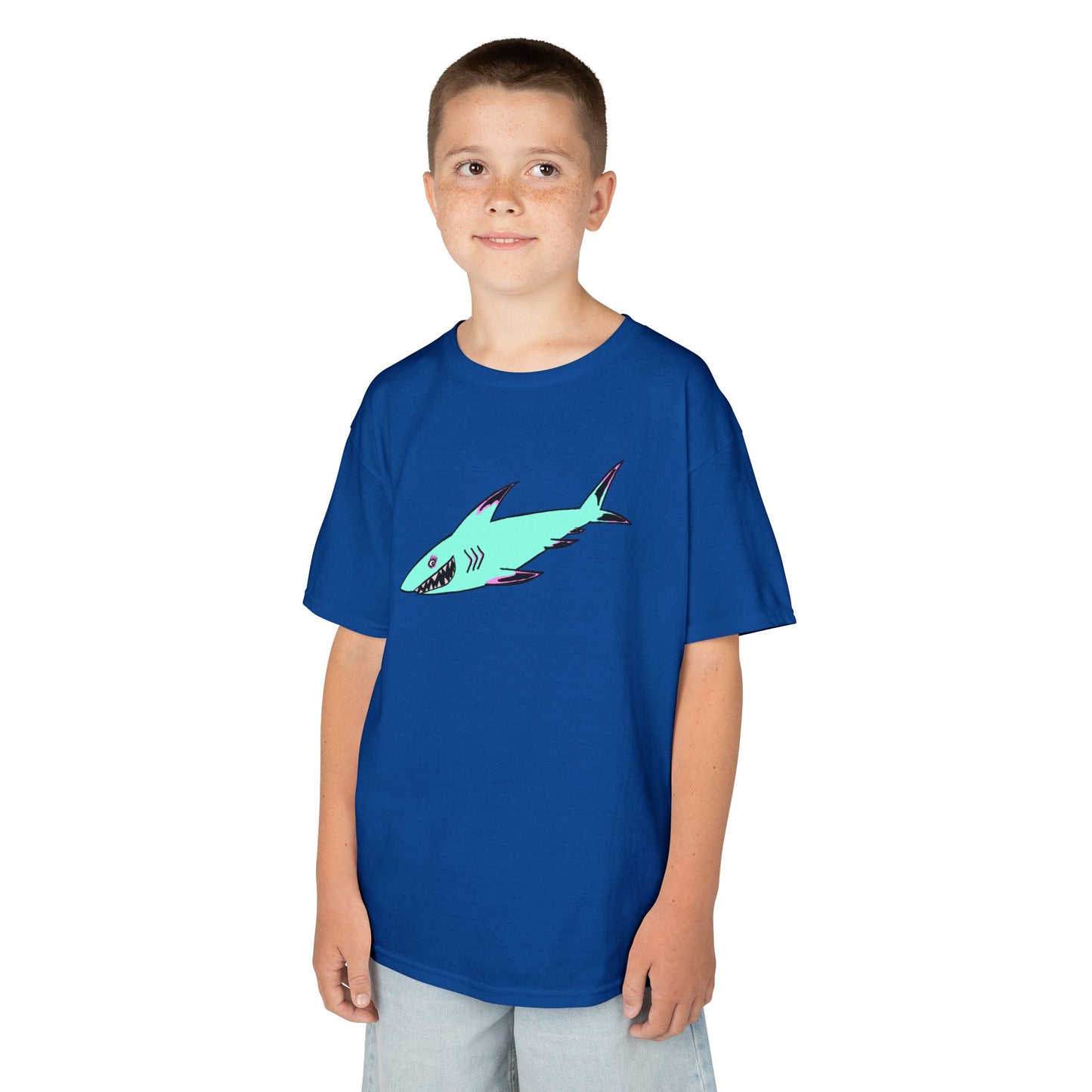Cool Shark Kids Tee, Animal T-Shirt, Gifts for Boys, Summer Wear, Fun Graphic Tee, Birthday Gift
