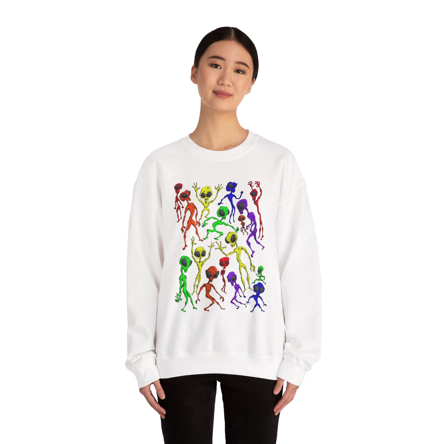 Alien Dance Party Crewneck Sweatshirt