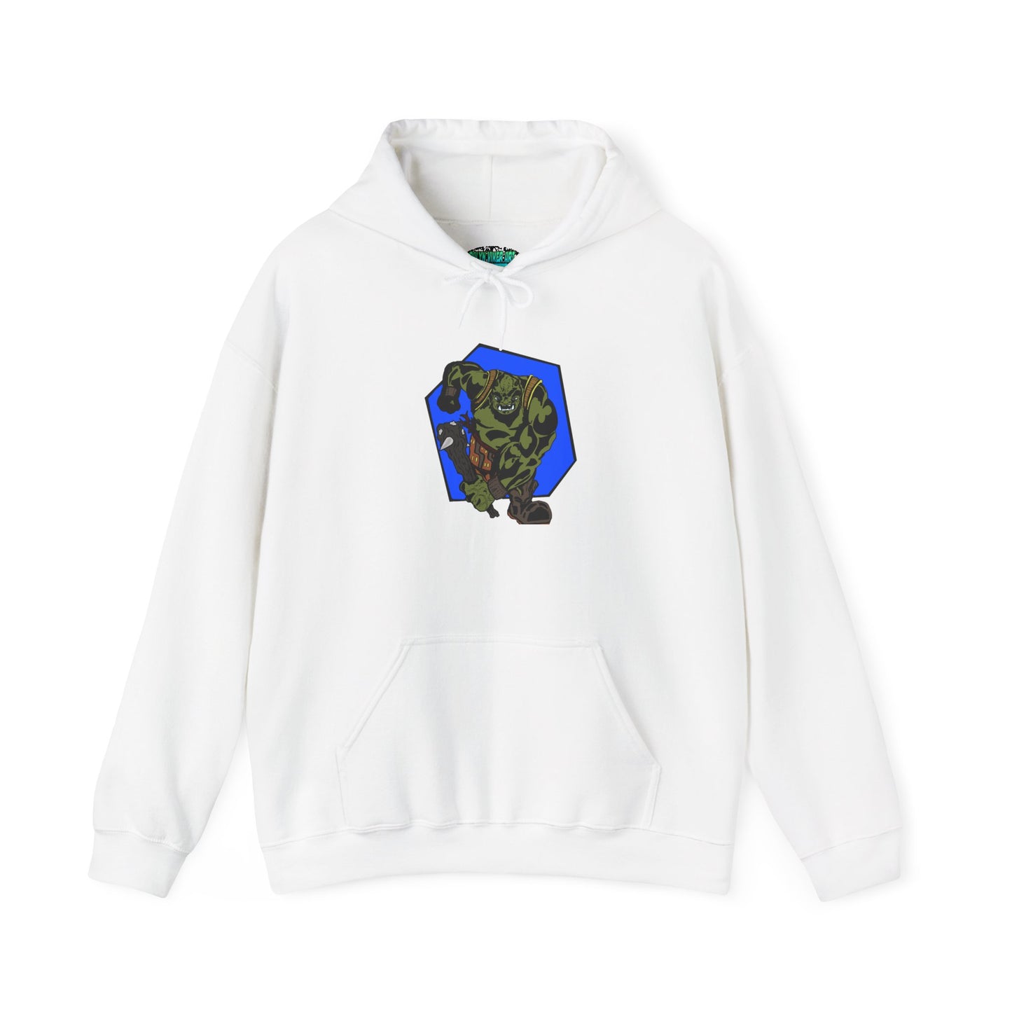 Heroic Monster Hooded Sweatshirt, Cozy Casual, Gift for Gamer, Geek Wear, Unisex Hoodie, Birthday Present, Halloween Style