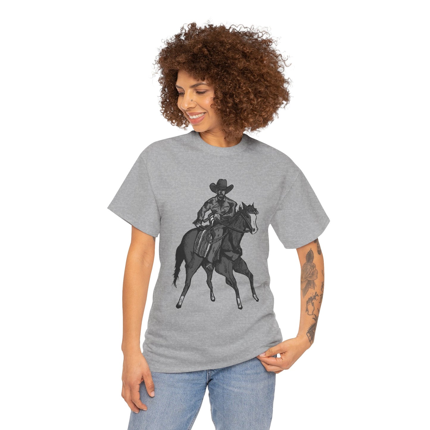 Cowboy on Horseback T‑Shirt — Vintage Western Rodeo Tee