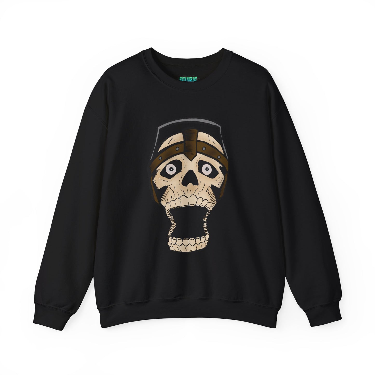 Screaming Skull Graphic Crewneck Sweatshirt - Unisex Heavy Blend™
