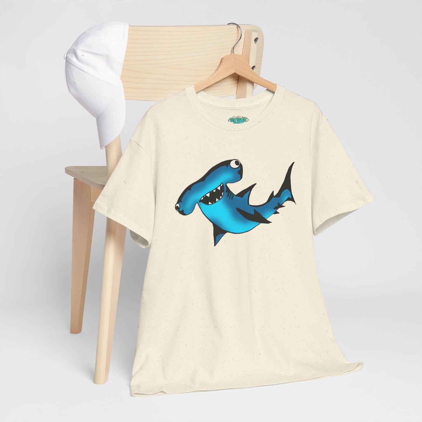 Funny Shark Unisex Heavy Cotton Tee - Perfect Summer Casual Wear