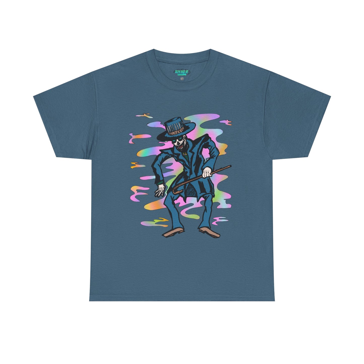 Voodoo Maniac Colorful Cartoon Magician Unisex Heavy Cotton Tee